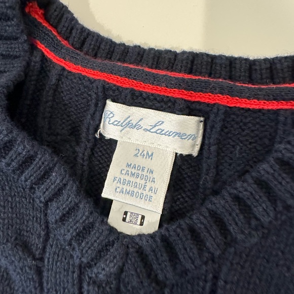 Ralph Lauren Toddler Sweater Vest - Picture 3 of 3